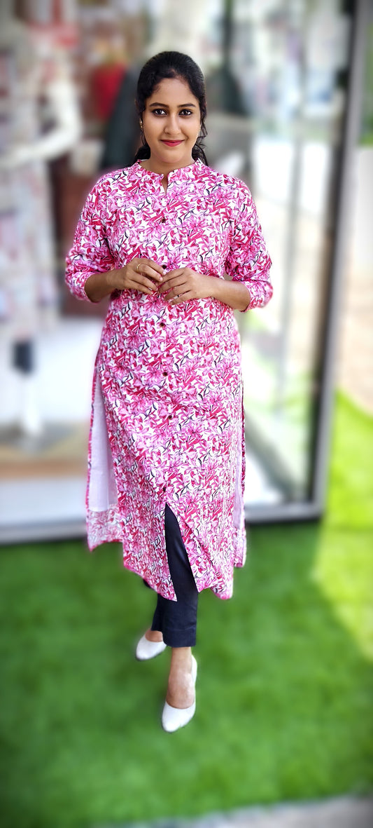 PURE COTTON DIGITAL PRINTED KURTI