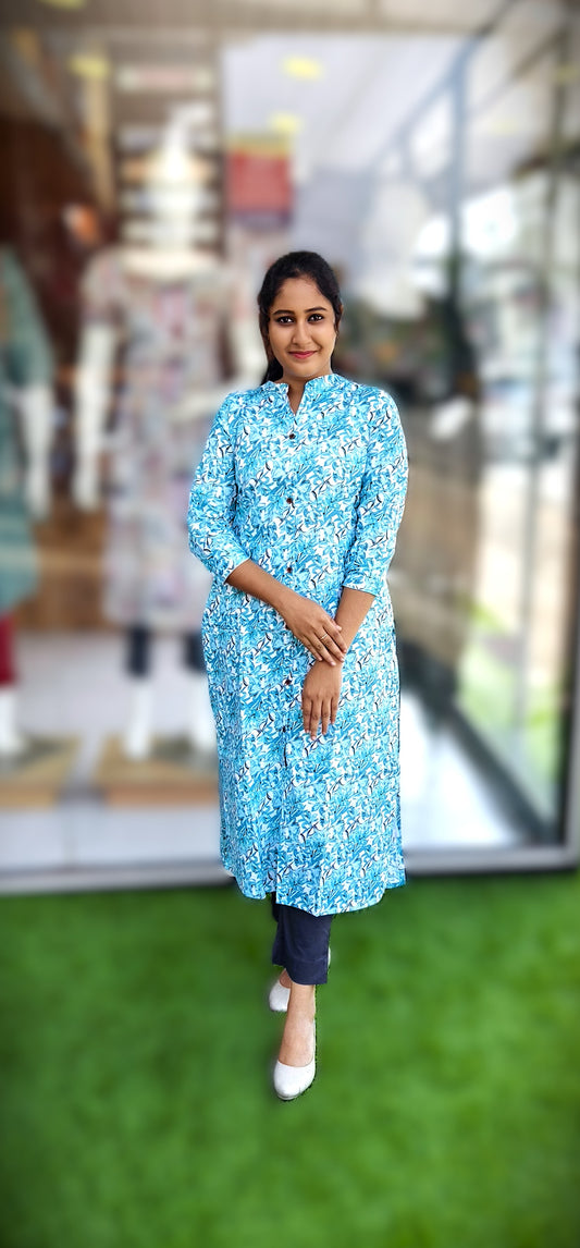 PURE COTTON DIGITAL PRINTED KURTI