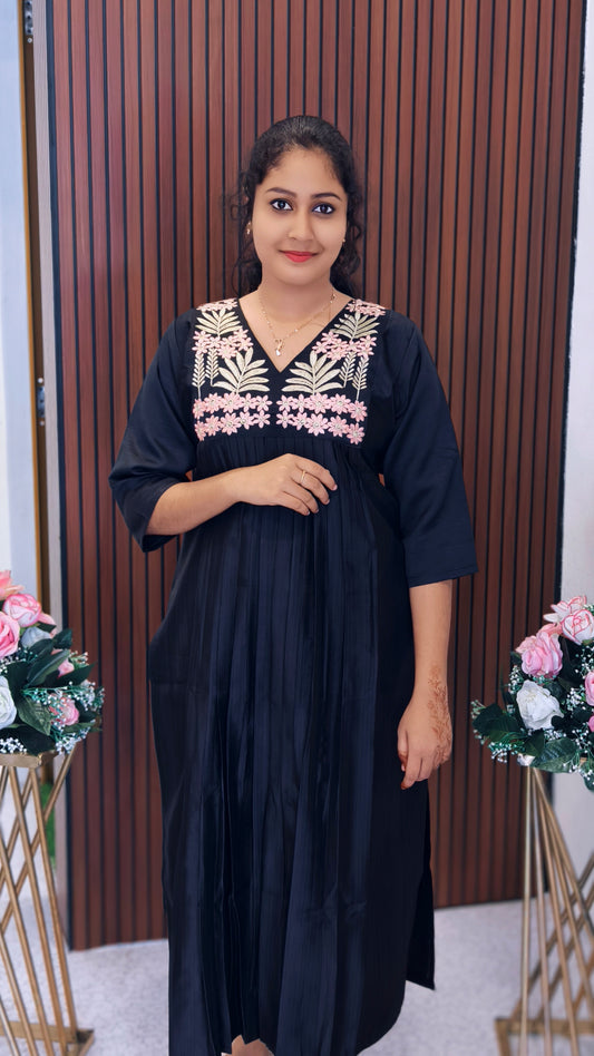 0167- Vetican Silk Embroidered Co-Ord Set