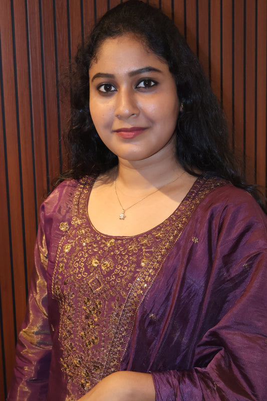 0122- PARTYWEAR SALWAR SUIT WITH DUPATTA