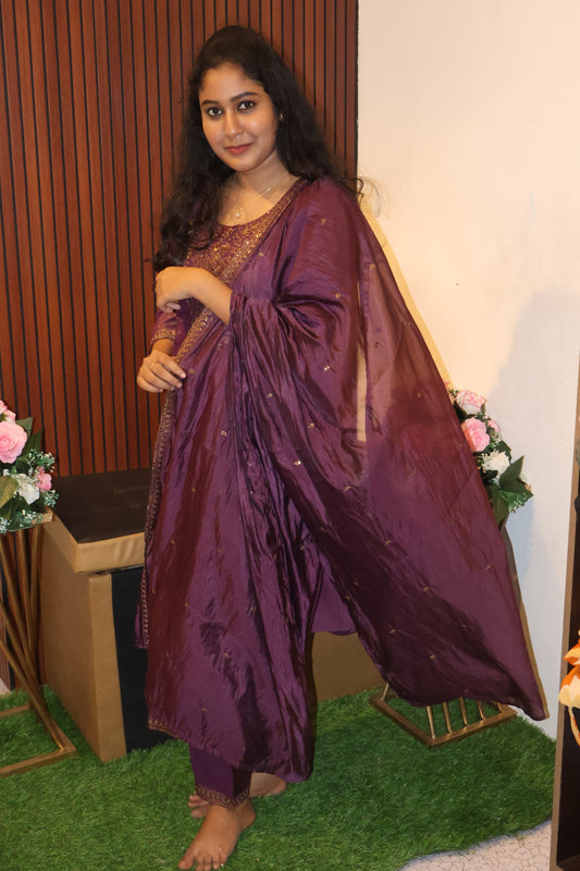 0122- PARTYWEAR SALWAR SUIT WITH DUPATTA