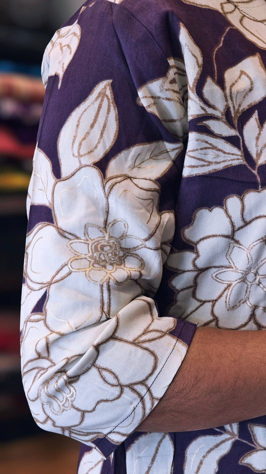 0162- Floral Viscose Rayon Co-Ord Sets