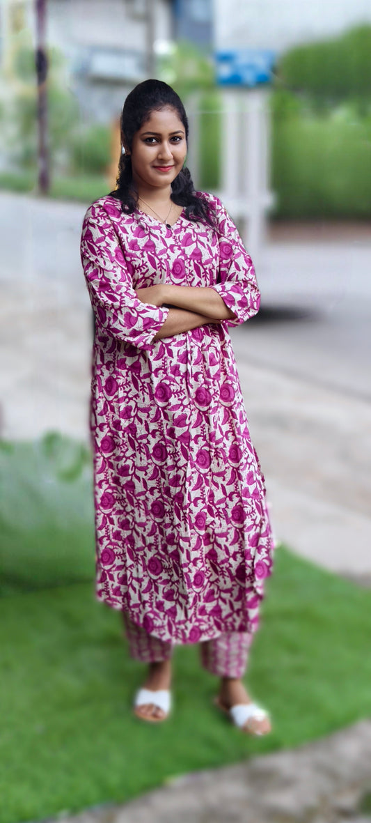 0145- Stylish Cotton Co-Ord Set