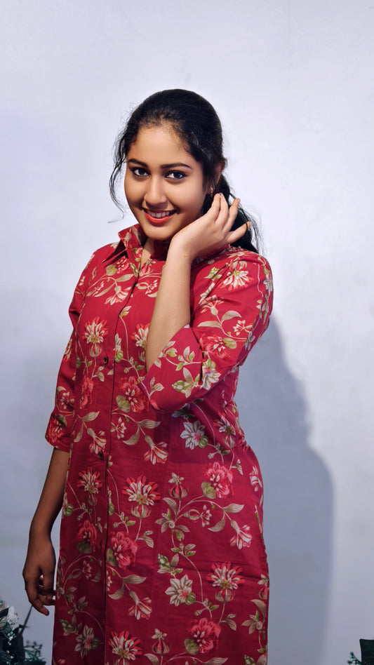 0172- Collared Cotton Co-Ord Sets