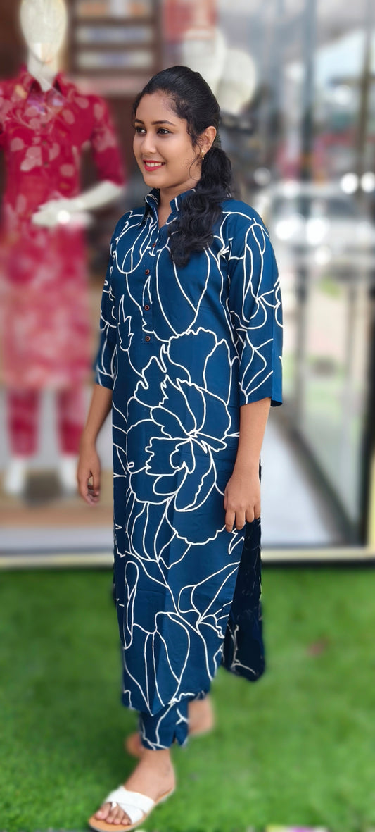 0143- Viscous Rayon Co-Ord Set