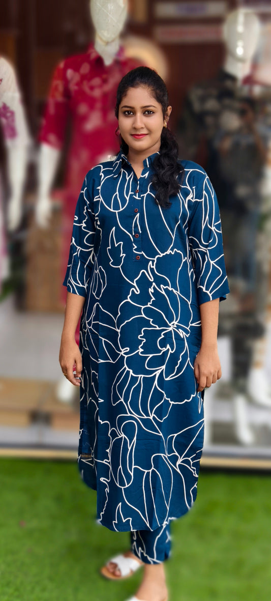 0143- Viscous Rayon Co-Ord Set
